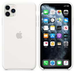 Apple Siliconenhoesje iPhone 11 Pro Max Siliconenhoesje - Silicone Wit