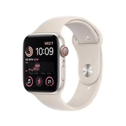 Apple Watch Series 1 (2020) GPS 40 mm - Aluminium Zilver - Geweven sportbandje Wit
