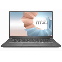 MSI Modern MS-1551 15" Core i5 1.6 GHz - SSD 512 GB - 8GB AZERTY - Frans