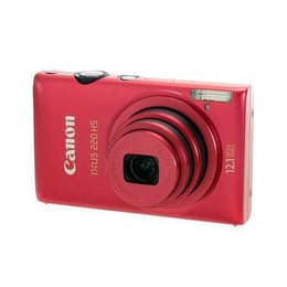 Compactcamera IXUS 220 HS - Rood + Canon Canon Zoom Lens x5 IS 4,3-21,5mm f/2,7-5,9 f/2,7-5,9
