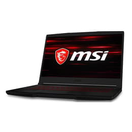 MSI GF63 10SCXR-081XFR Thin 15" Core i5 2.5 GHz - SSD 128 GB + HDD 1 TB - 8GB - NVIDIA GeForce GTX 1650 Max-Q AZERTY - Frans