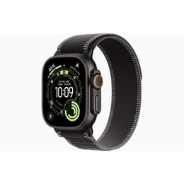 Apple Watch Ultra 3 (2025) GPS + Cellular 49 mm - Titanium Zwart - Trail-bandje Zwart