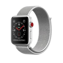Apple Watch (Series 3) 2017 GPS 42 mm - Aluminium Zilver - Sport armband Zilver