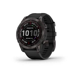 Horloges Garmin Cardio GPS Fenix 7 Sapphire Solar - Zwart