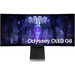 34-inch Samsung Odyssey G8 G85SB 3440 x 1440 OLED Beeldscherm Grijs