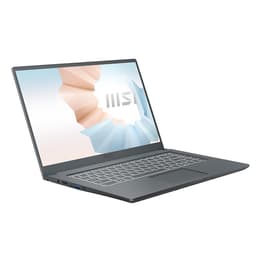 MSI Modern 15 A10M 15" Core i3 2.1 GHz - SSD 512 GB - 8GB AZERTY - Frans