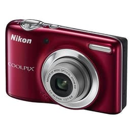 Compactcamera Coolpix L25 - Rood + Nikon Nikkor 5X Wide Optical Zoom 28-140mm f/2.7-6.8 f/2.7-6.8