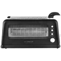 Broodrooster Le Toaster Cyril Lignac 2 sleuven - Zwart