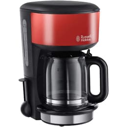 Koffiezetapparaat Zonder Capsule Russell Hobbs Colours Plus+ 20131-56 1.25L - Zwart/Rood