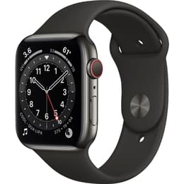 Apple Watch (Series 6) 2020 GPS 40 mm - Aluminium Zwart - Sportbandje Zwart