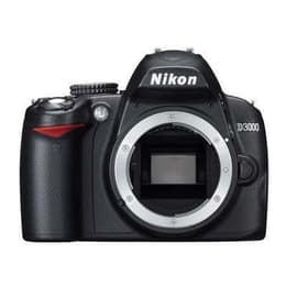 Spiegelreflexkamera Nikon D3000 Zwart - Alleen Behuizing