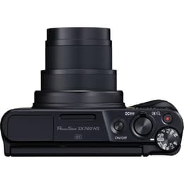 Compactcamera PowerShot SX740 HS - Zwart + Canon Zoom Lens 40x IS 4.3-172mm f/3.3-6.9 f/3.3-6.9