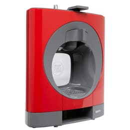 Espresso met capsules Compatibele Dolce Gusto Krups OBLO YY2291FD 0,8000L - Rood/Grijs
