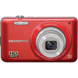 Compactcamera D700 - Rood + Olympus 4x Wide Optical Zoom 4.8-19.2mm f/2.9-6.5 f/2.9-6.5