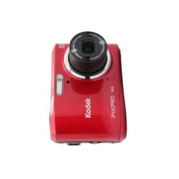 Compactcamera Pixpro X42 - Rood + Kodak Pixpro Aspheric Zoom Lens 27-108mm f/3-6.6 f/3-6.6