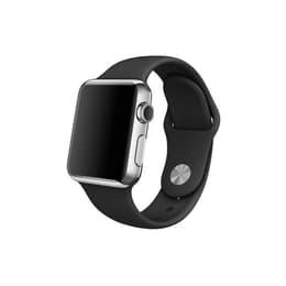 Apple Watch (Series 4) 2018 GPS + Cellular 40 mm - Aluminium Zilver - Sportbandje Zwart
