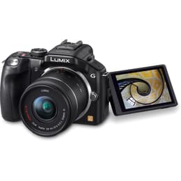 Lumix DMC-G5 - Zwart + Panasonic Lumix G Vario 45-150mm f/4.5-5.6 ASPH MEGA O.I.S + Lumix G Vario 14-42 mm f/3.5-5.6 II ASPH. / MÉGA S.O.I f/4.5-5.6 + f/3.5-5.6