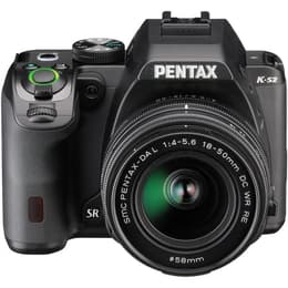 Reflex Pentax K-S2 - Zwart + Lens pentax  f/3.5-5.6+f/4-5.6