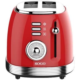 Broodrooster Cecotec Toast&Taste 800 Vintage Red 2 sleuven -