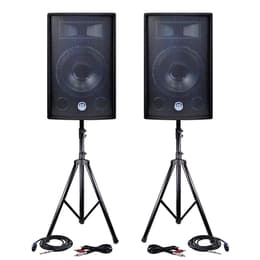 Bm Sonic PACK Sono BMS-1812 2400W SUB Actif 46cm - 2 enceintes 30cm + Câbles PA speaker