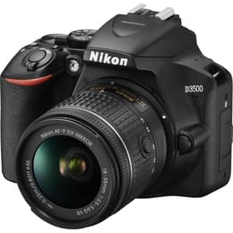 Reflex D3500 - Zwart + Nikon Nikon AF-P DX NIKKOR 18-55mm f/3.5-5.6G DX VR f/3.5-5.6