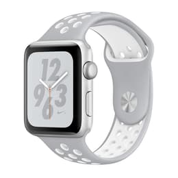 Apple Watch (Series 4) 2018 GPS 40 mm - Aluminium Zilver - Nike sport armband