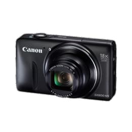 Compactcamera PowerShot SX600 HS - Zwart + Canon Canon Zoom Lens 18x IS 4,5-81,0mm f/3,8-6,9 f/3.8-6.9