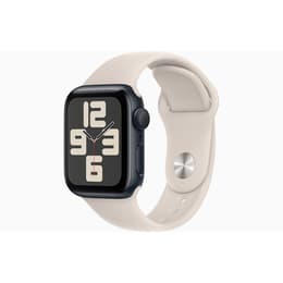 Apple Watch Series SE 1 (2020) GPS 40 mm - Aluminium Spacegrijs - Sportbandje Oranje