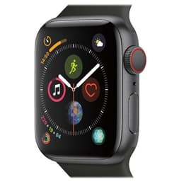 Apple Watch Series 5 (2019) GPS 44 mm - Aluminium Spacegrijs - Sportbandje Zwart