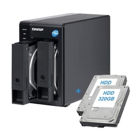 Qnap TR-002 DAS Storage 2-Bay - 640GB - 0 GB RAM Microprocessor with hardware RAID