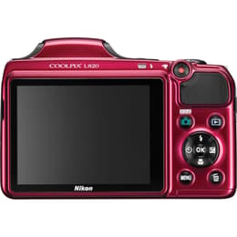CoolPix L820 - Rood + Nikon Nikkor 30X Optical Zoom 22.5-675 mm f/3-5.8 f/3-5.8