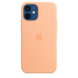 Apple Hoesje iPhone 12 mini Hoesje - Silicone Cantaloupe