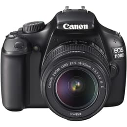 Reflex EOS 1100D - Zwart + Canon Canon EF-S 18-55mm f/3.5-5.6 f/3.5-5.6