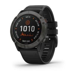 Horloges Garmin Cardio GPS Fenix 6X Pro Solar Edition - Zwart