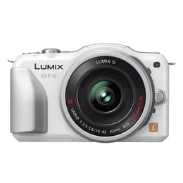 Hybride - Panasonic Lumix DMC-GF5 Wit + Lens Panasonic Lumix G Vario 12-32mm f/3.5-5.6