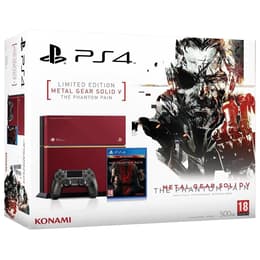 PlayStation 4 500GB - Rood - Limited edition Metal Gear Solid V + Metal Gear Solid V: The Phantom Pain