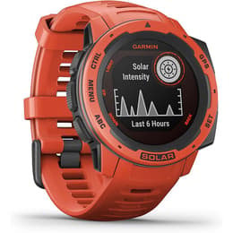 Horloges Garmin Cardio GPS Instinct Solar - Rood