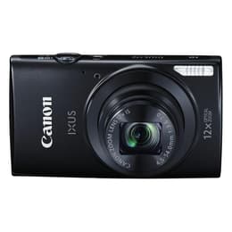 Compactcamera Ixus 172 - Zwart + Canon 12X Optical Zoom Lens IS f/3.6-7