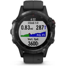Horloges Garmin Cardio GPS Fénix 5 Plus - Zwart