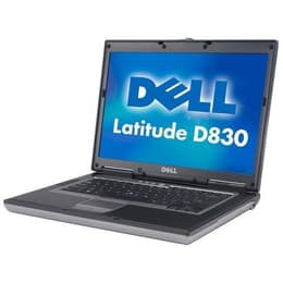 Dell Latitude D830 15" Core 2 2 GHz - HDD 80 GB - 2GB AZERTY - Frans