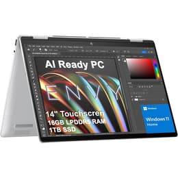HP Envy x360 2-in-1 14" Core i7 1.7 GHz - SSD 512 GB + HDD 512 GB - 16GB QWERTY - Engels