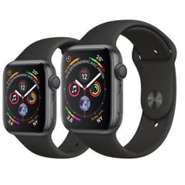 Apple Watch (Series 4) 2018 GPS 40 mm - Aluminium Spacegrijs - Sport armband Zwart