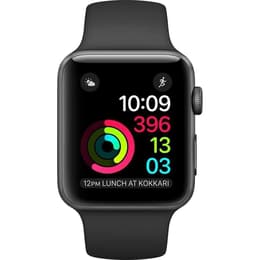 Apple Watch (Series 2) 2016 GPS 42 mm - Aluminium Spacegrijs - Sport armband Zwart