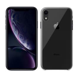 Pack iPhone XR + Apple Hoesje (Transparant) - 64GB - Zwart - Simlockvrij
