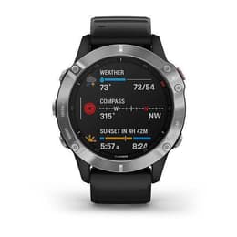 Horloges Cardio GPS Garmin Fenix 6 - Grijs/Zwart