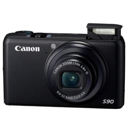 Compactcamera PowerShot S90 - Zwart + Canon Zoom Lens 28-105 mm f/2.0-4.9 f/2.0-4.9