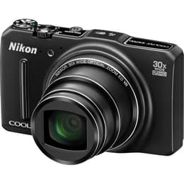 Compactcamera Coolpix S9700 - Zwart + Nikon Nikkor Wide Optical Zoom 25-750 mm f/3.7-6.4 f/3.7-6.4