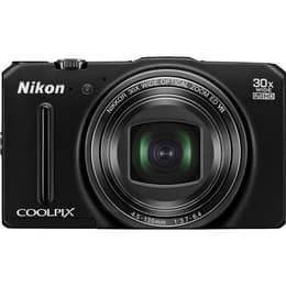 Compactcamera Coolpix S9700 - Zwart + Nikon Nikkor Wide Optical Zoom 25-750 mm f/3.7-6.4 f/3.7-6.4
