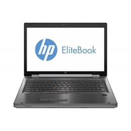 HP EliteBook 8770W 17" Core i5 2.8 GHz - SSD 120 GB + HDD 320 GB - 16GB AZERTY - Frans