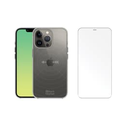 Back Market Hoesje iPhone 13 Pro en beschermend scherm - GRS 4.0 Gerecycled plastic - Transparant